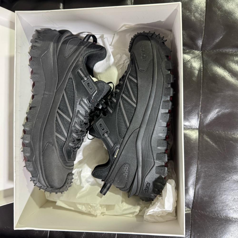 Moncler Black Trail Sneakers